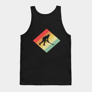 Retro Vintage 80s Hockey Gift For Hockey Players Tank Top